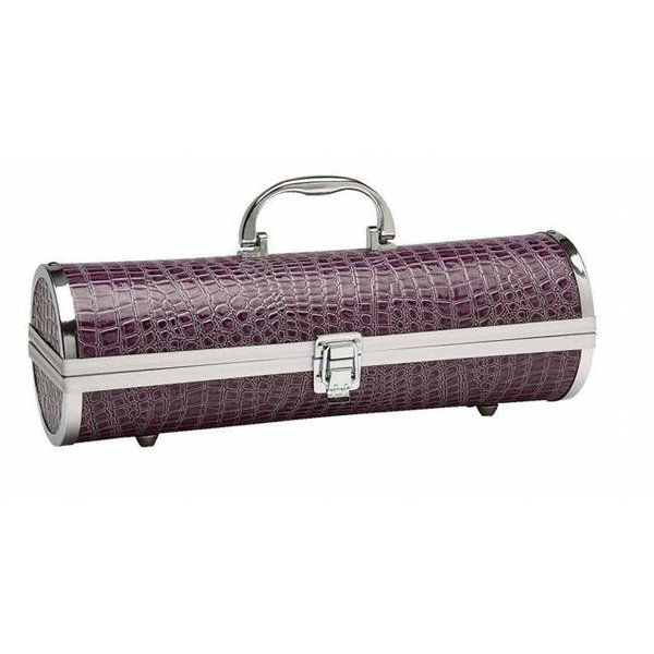 Picnic Gift Picnic Gift 3062-PP Gala Croc Wine Purse - Purple 3062-PP